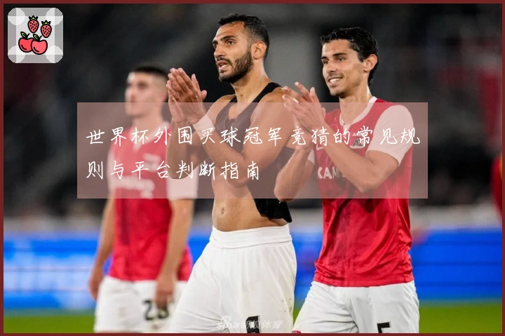 世界杯外围买球冠军竞猜的常见规则与平台判断指南