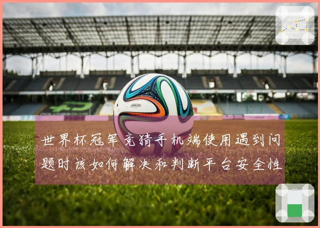 世界杯冠军竞猜手机端使用遇到问题时该如何解决和判断平台安全性