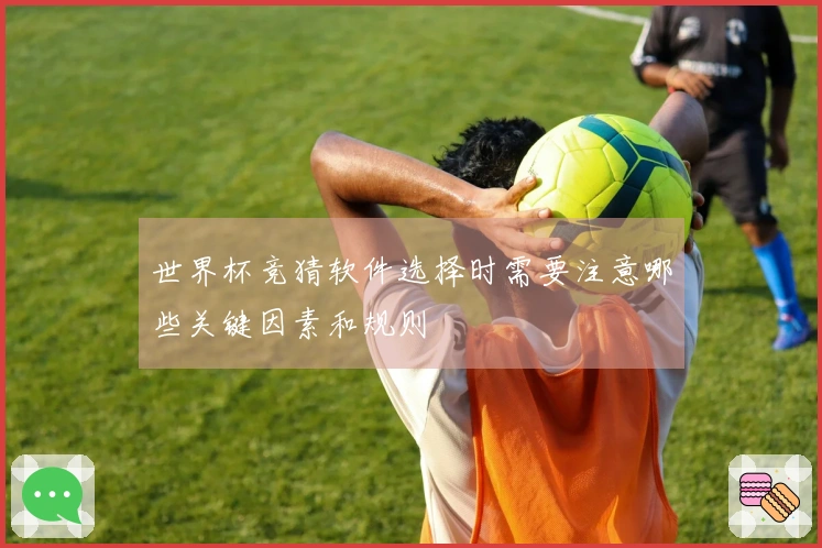 世界杯竞猜软件选择时需要注意哪些关键因素和规则