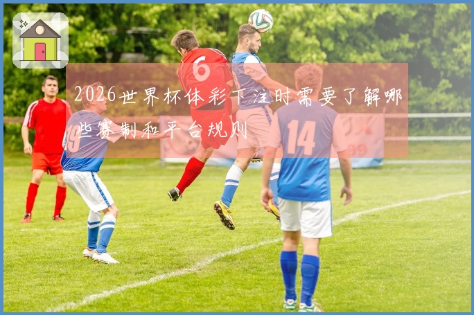 2026世界杯体彩下注时需要了解哪些赛制和平台规则